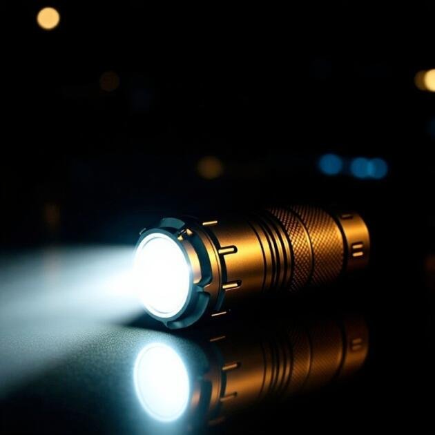 High-Intensity Laser Flashlight — Long Range