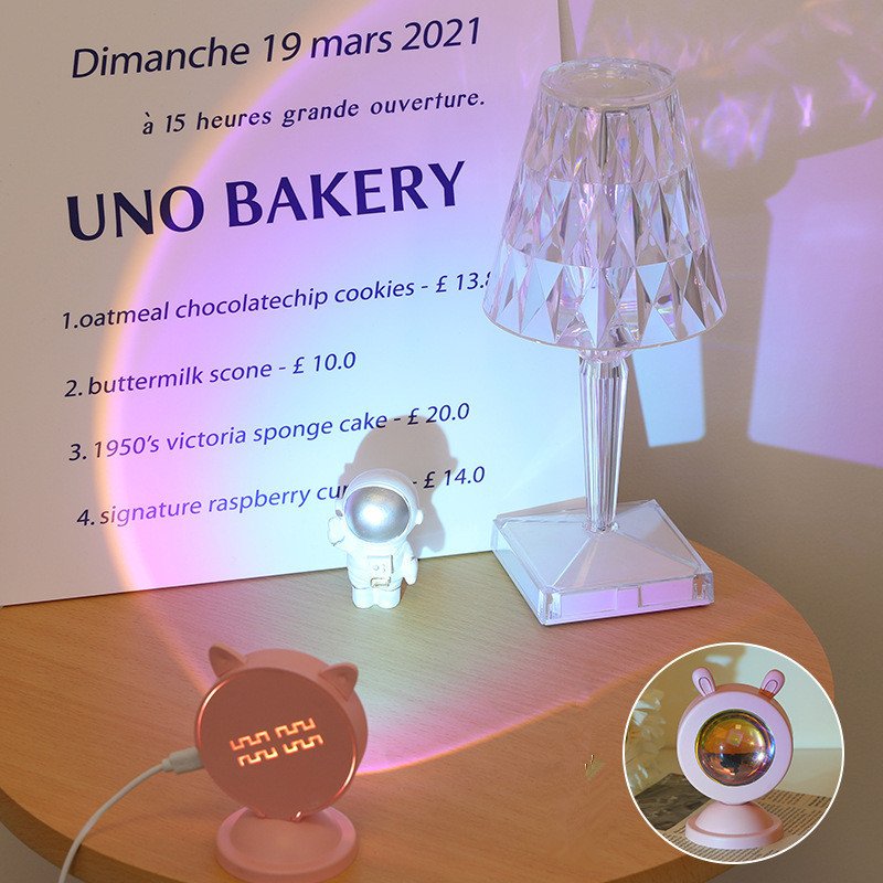Mini Sunset Projection Lamp - الصورة 3