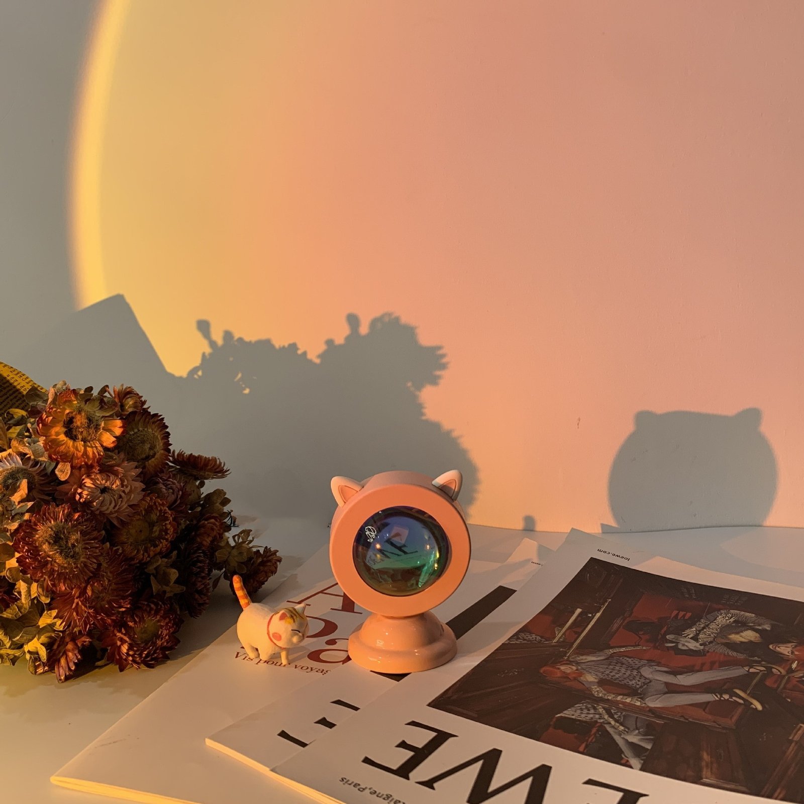 Mini Sunset Projection Lamp - الصورة 4