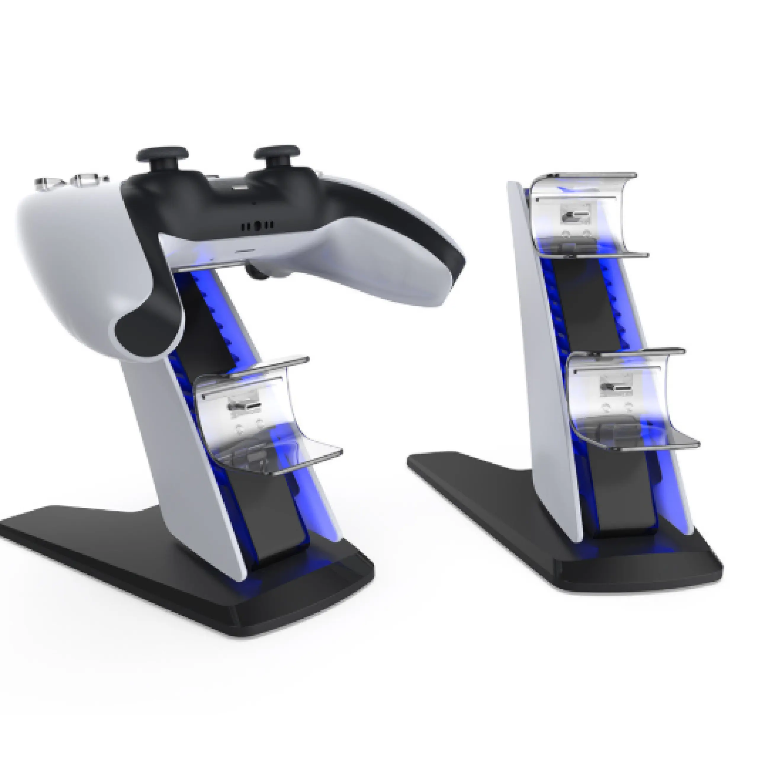 Dual Controller Charging Dock with Blue Light - الصورة 2