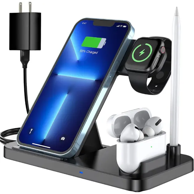 Foldable 3-in-1 Wireless Charger Stand