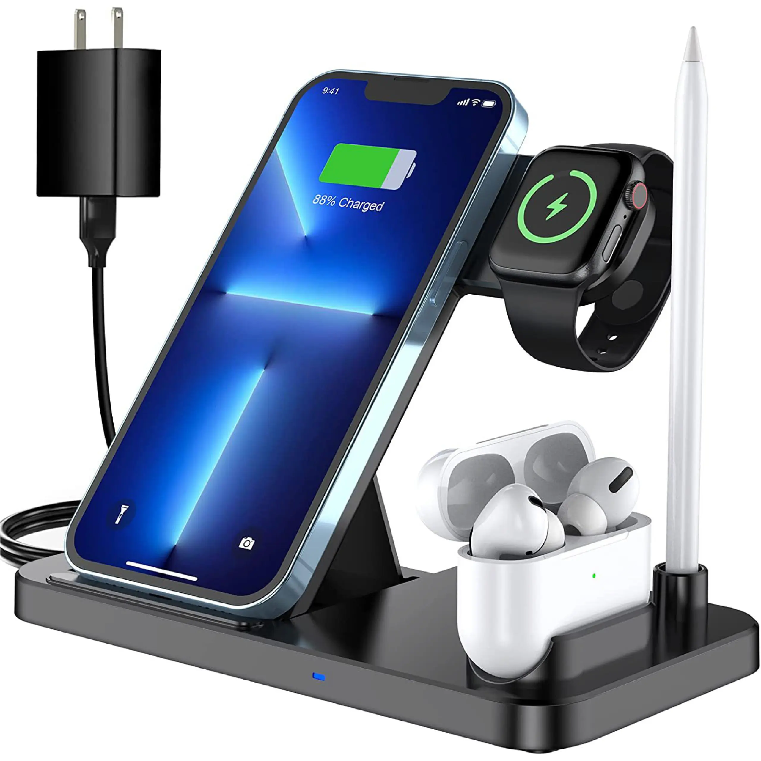 Foldable 3-in-1 Wireless Charger Stand
