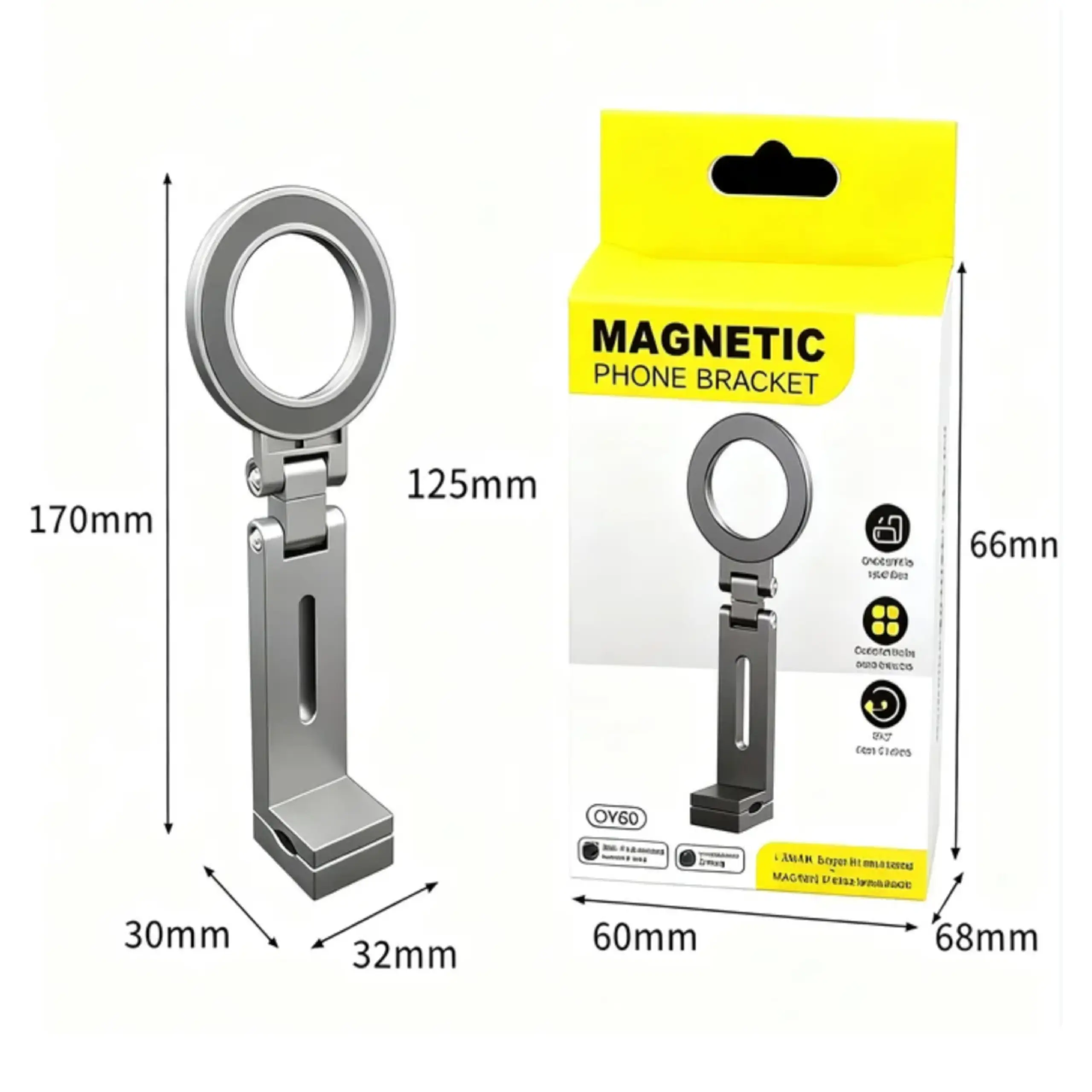 N52 Magnetic Travel Phone Stand - الصورة 3