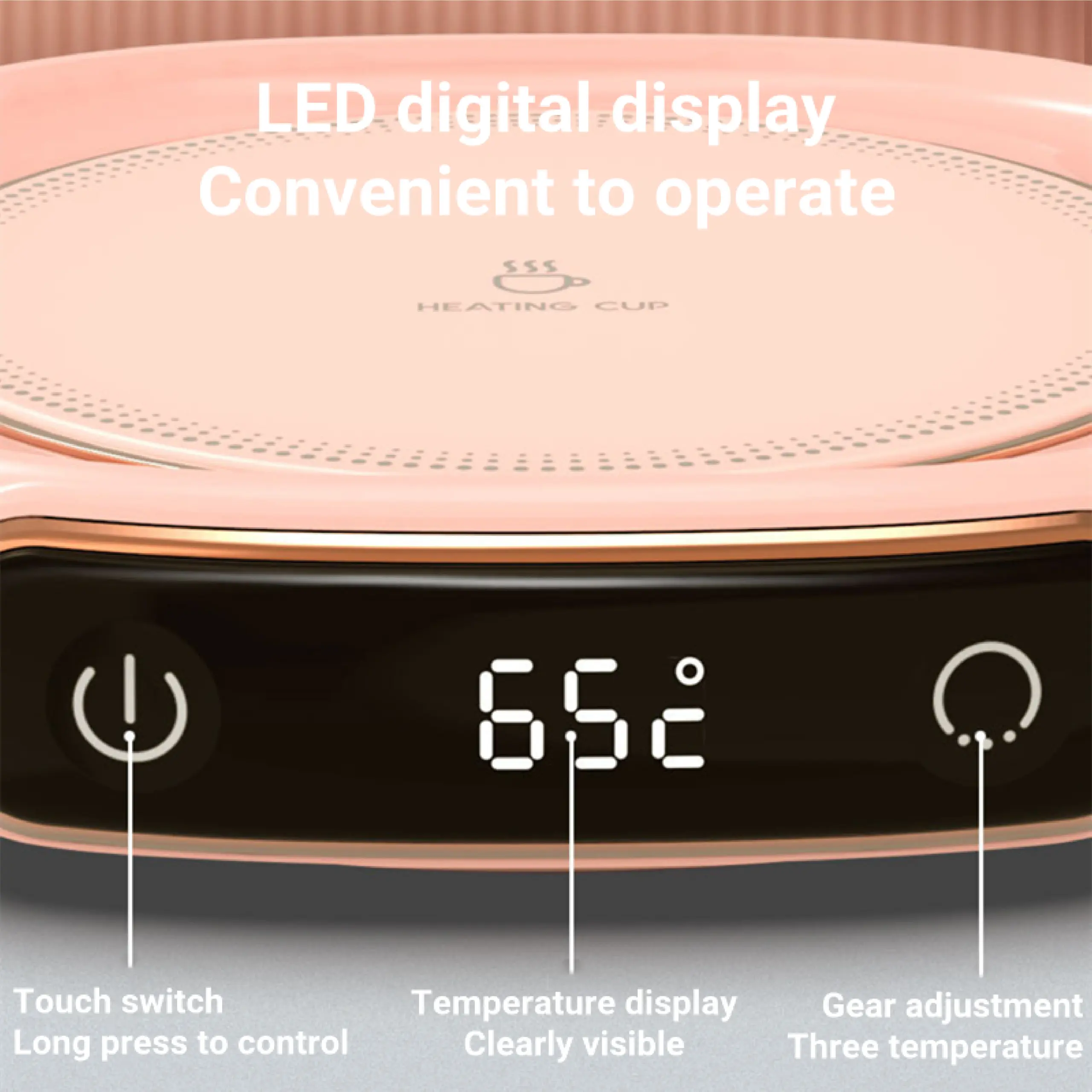 Smart Cup Warmer Coaster - الصورة 3