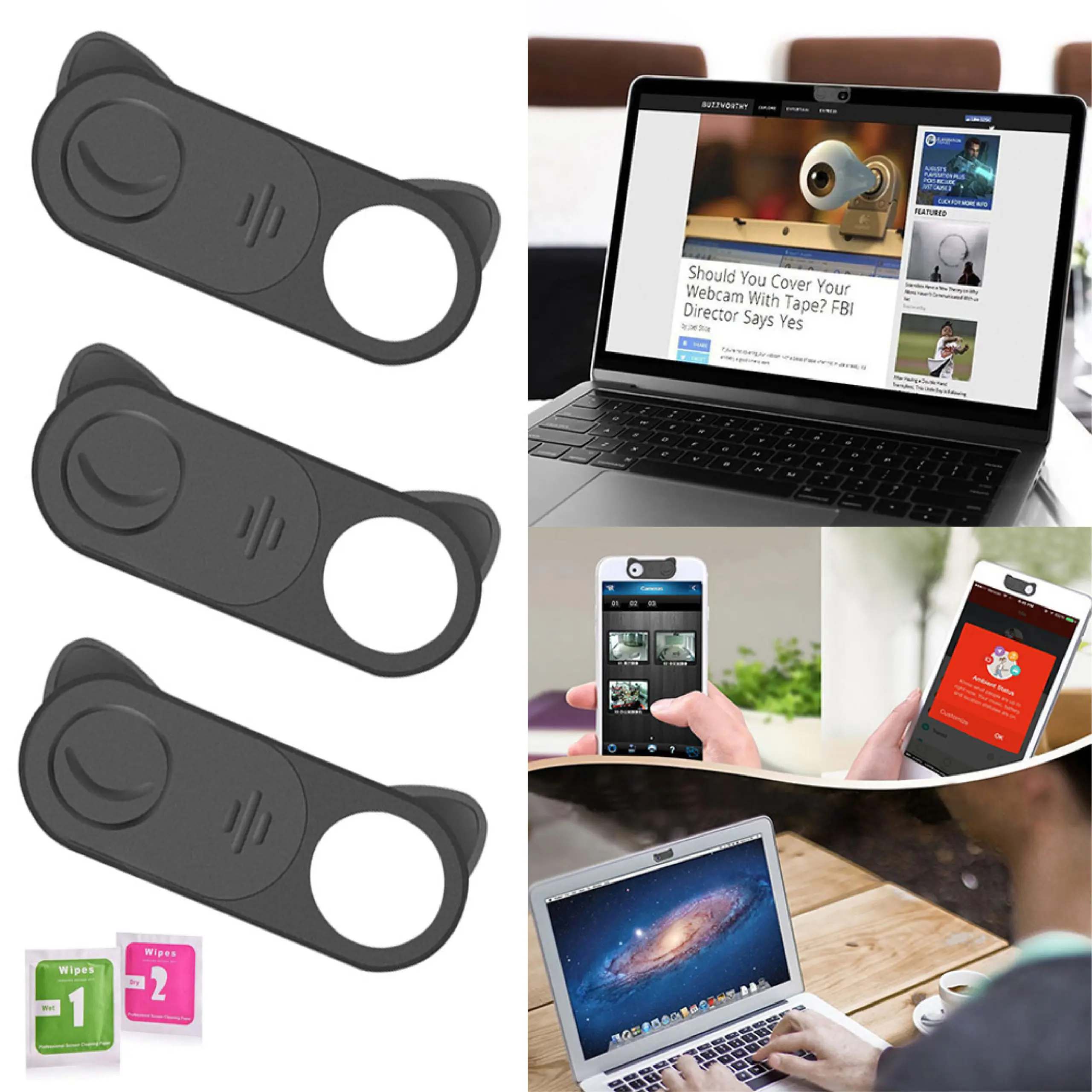 Webcam Privacy Cover Slider - الصورة 2